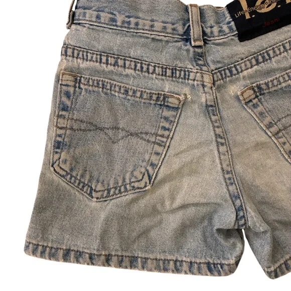 LEI | Vintage floral embroidered shorty denim jean shorts - Picture 6 of 9